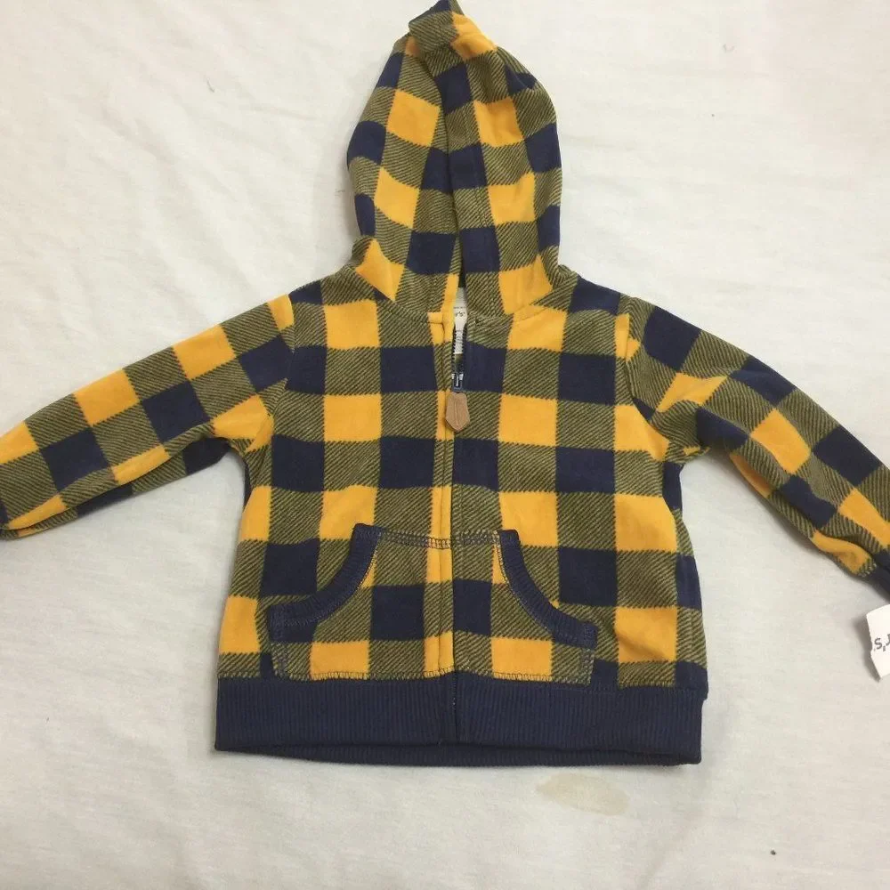 🪴 CARTERS BOYS HOODIE SIZE 9 MONTHS 🪴